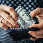 Man holding money