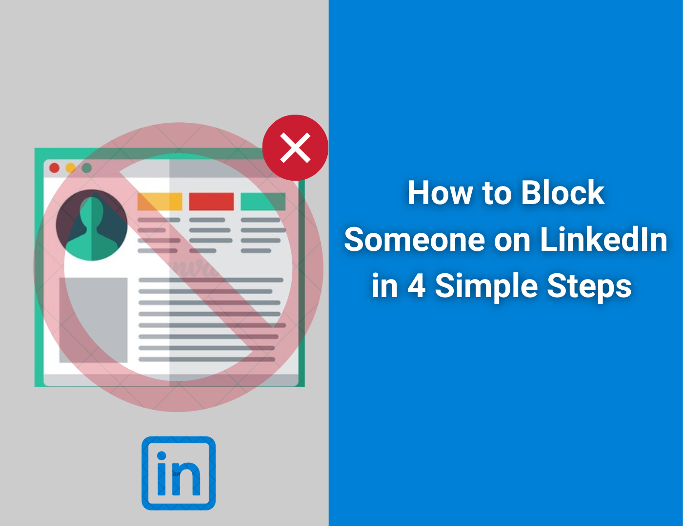 How to block someone on LinkedIn