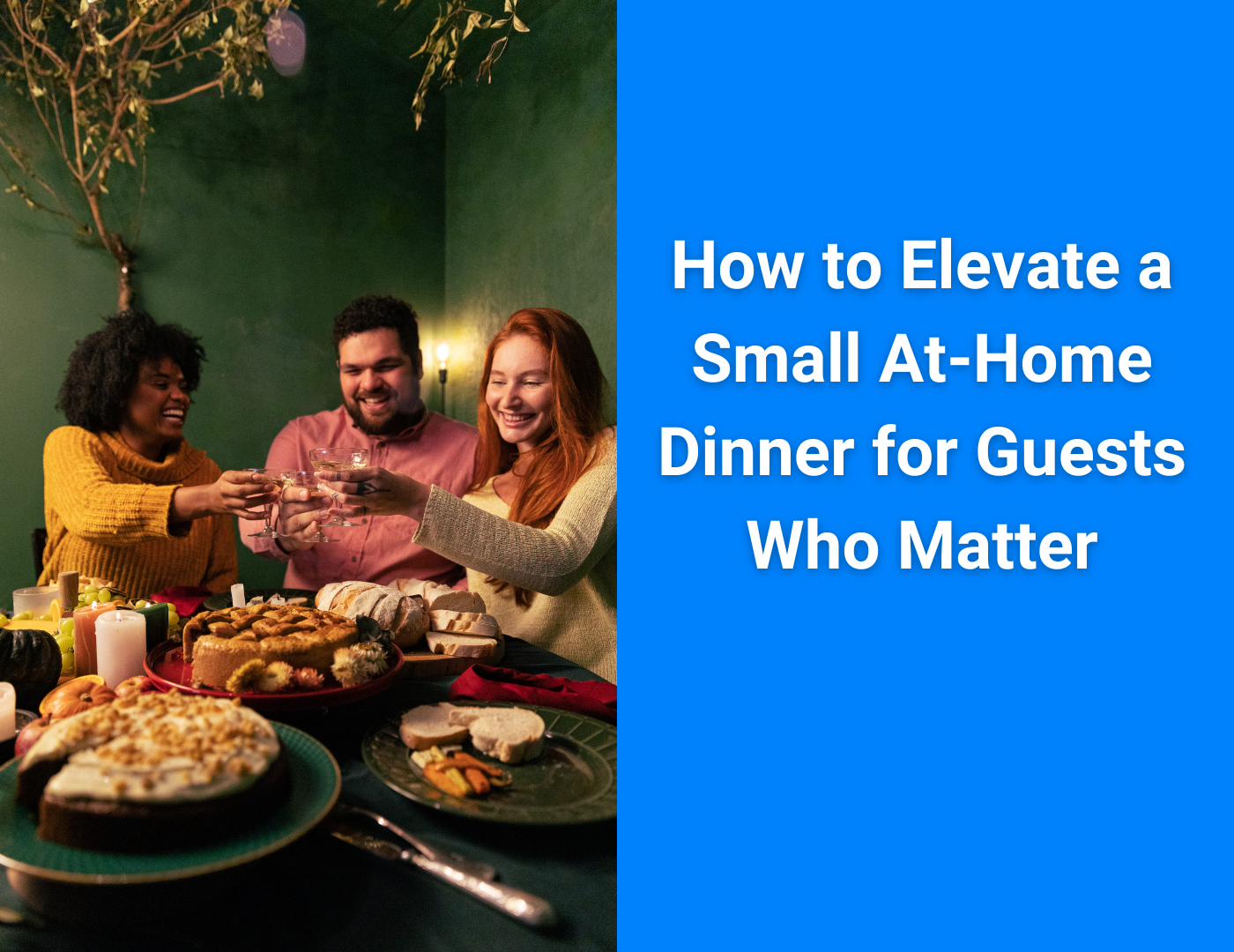 Family having dinner